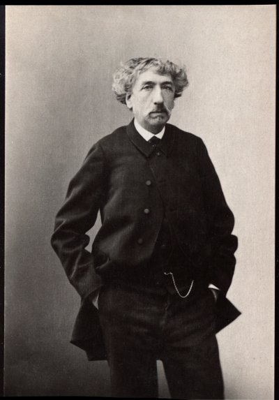 Portrait of Charles Garnier, French architect by French Photographer